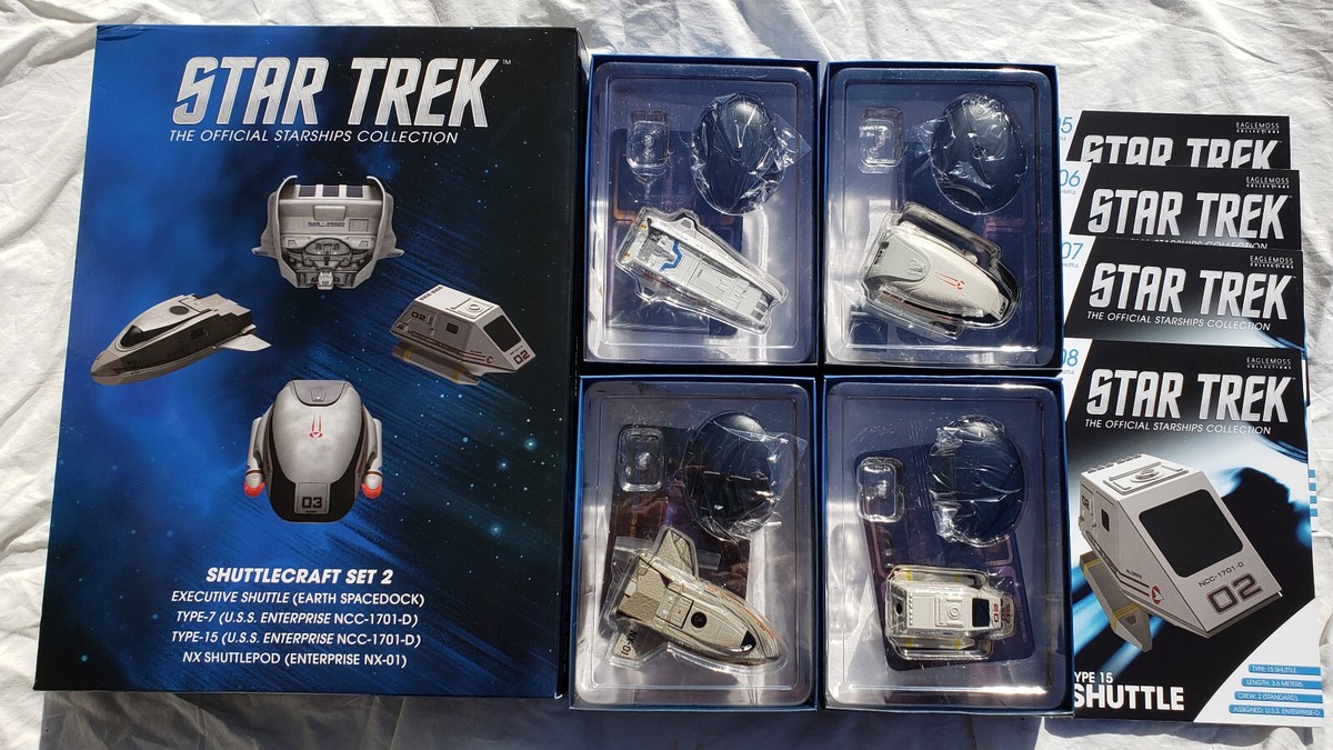 Eaglemoss Star Trek Shuttlecraft Set #2 Starships Collection 2016