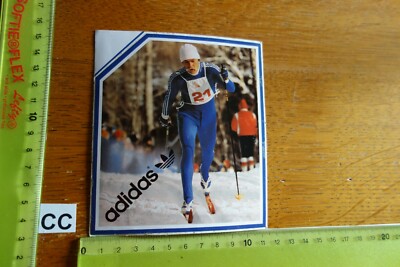Alter Aufkleber Sport Ski Kleidung Schuhe Zubehör ADIDAS (GK)