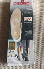 Pedag Viva Leather Insole Made in Germany Sz 38 US Women's 8 NOB Arch Support