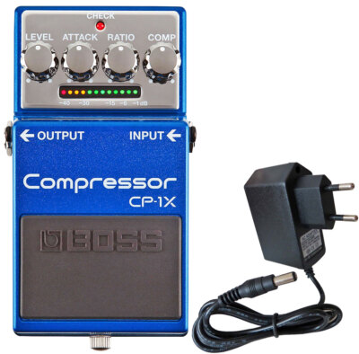 Boss CP-1X Kompressor für Gitarre + Netzteil