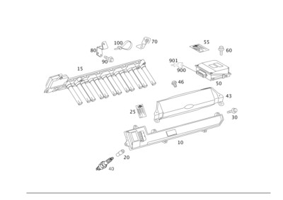 Reparaturservice Zündspule Zündmodul LINKS A2751500580  A2751500780 fürMERCEDES