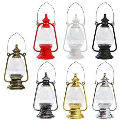 Retro LED Öllaterne batteriebetriebene hängende Nachtleuchte Tischlampen Nachttisch