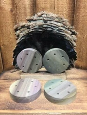 1- Mineral Stained  Poplar  Turkey Call Pot Unfinished 