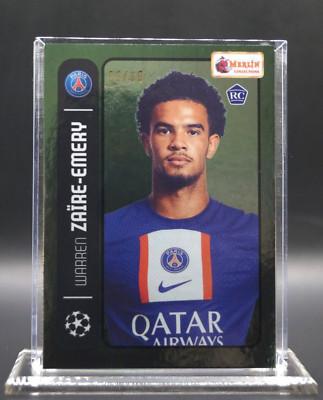 Warren Zaïre-Emery /99 RC Topps Merlin Heritage98 UEFA Champions League Rookie