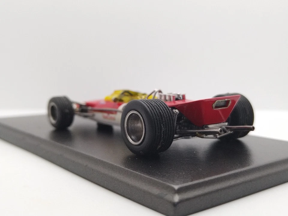SMTS 1/43 Lotus 49B Hill Monaco 1968 construído em metal branco. RL30CM. Muito raro. - Imagem 3 de 4