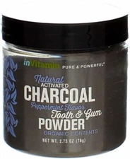 InVitamin Peppermint Whitening Tooth & Gum Powder - 2.75oz New 2PK