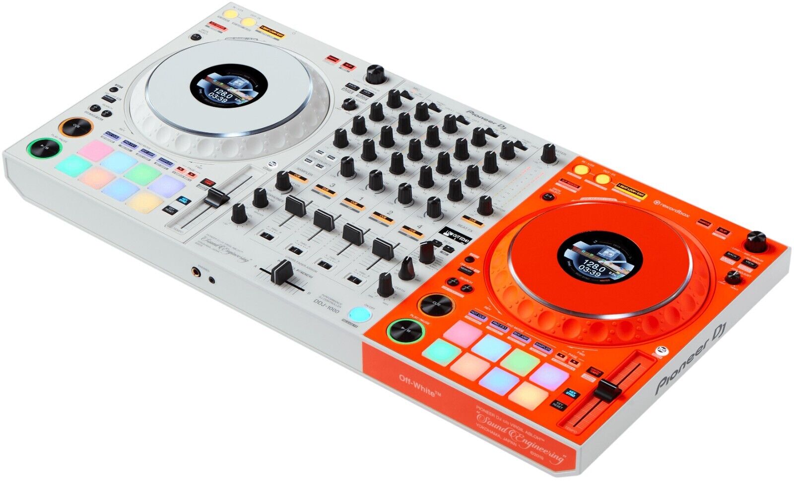 Pioneer DJ DDJ-1000-OW Limited 100 Off-White Orange DJ Controller VIRGIL  ABLOH