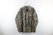 Vtg 90s Streetwear Mens XL Faded Realtree Camouflage Collared Button Shirt USA