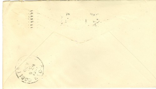 Envelope P Centemeri & Co New York NY to Cobleskill NY 10/17/1907 - Picture 2 of 2