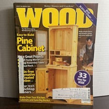 Wood Magazine March 2010 Easy-to-build Pine Cabinet Plus More Great Projects