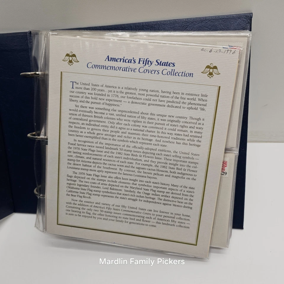 Vintage Postal Commemorative Society America's Fifty States Covers Collection - Image 2 of 4