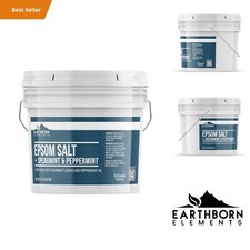 Natural Foot Soak with Spearmint  Peppermint Essential Oil - Relaxing Minty Foo