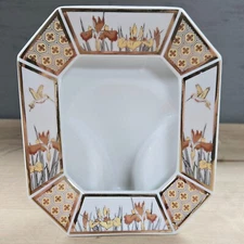 Takahashi San Francisco Golden Brocade 24K Chokin Art Hummingbird 6" Photo Frame