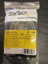 StarTech.com 6 ft 3-in-1 PS/2 KVM Cable KVMCABLES 6ft/1.83m ( Brand  New )