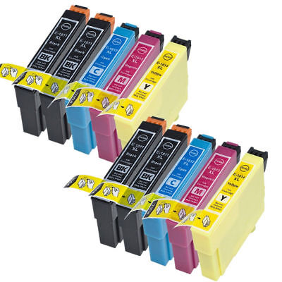 10 Ink Cartridges for Epson Expression Home XP-215 XP-312 ...