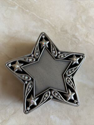 Things Remembered Star Jewelry Box, Swarovski Crystal &￼￼ Silver Jewelry Box