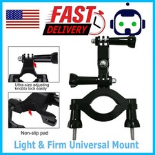 Bike Handlebar Seatpost Pole Roll Bar Mount for GoPro HERO 8 7 6 5 4 3 HD Camera