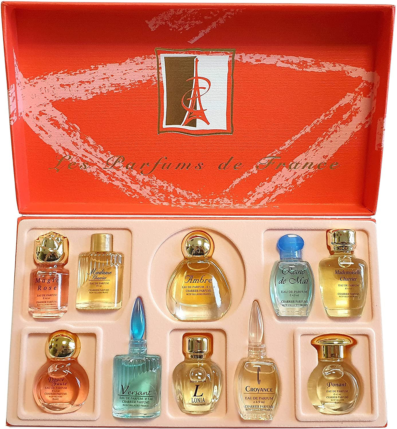 Charrier Parfums Coffret Prestige 10 Miniatures de Haute Parfumerie de Grasse