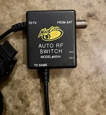 MadCatz Model #6004 RF Switch Adapter for XBOX/N64/GameCube/PS2 coaxial cable