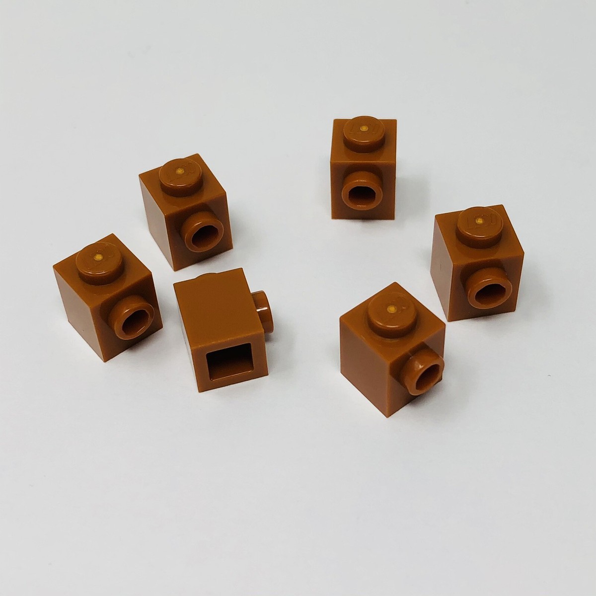 87087 LEGO Parts Brick Modified 1x1 w/ Stud On 1 Side DARK ORANGE