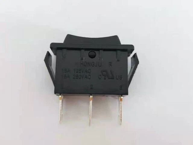 Interruptor basculante momentáneo (encendido)-apagado-(encendido) SPDT +/- actuador 20A/125VAC de 10 piezas Foto 2 de 3