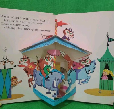 Vintage 1966 Pop-Up Hide And Seek: Random House - Children's Interactive Book