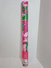 Lilly Pulitzer Wrapping Paper Kelly Green Hibis Kiss New 18"x 236" Lot Of 4 