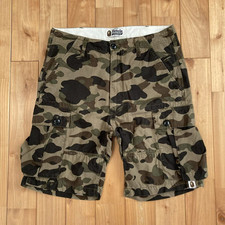 BAPE Cargo shorts 1st camo green A Bathing Ape Size S