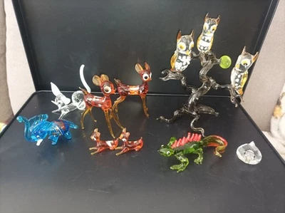 Collection Of Different Glass Animals Ornament Various Sizes And Designs Murano? - Image 1 of 4