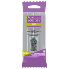 Super Sculpey Firm Clay 1lb-Gray