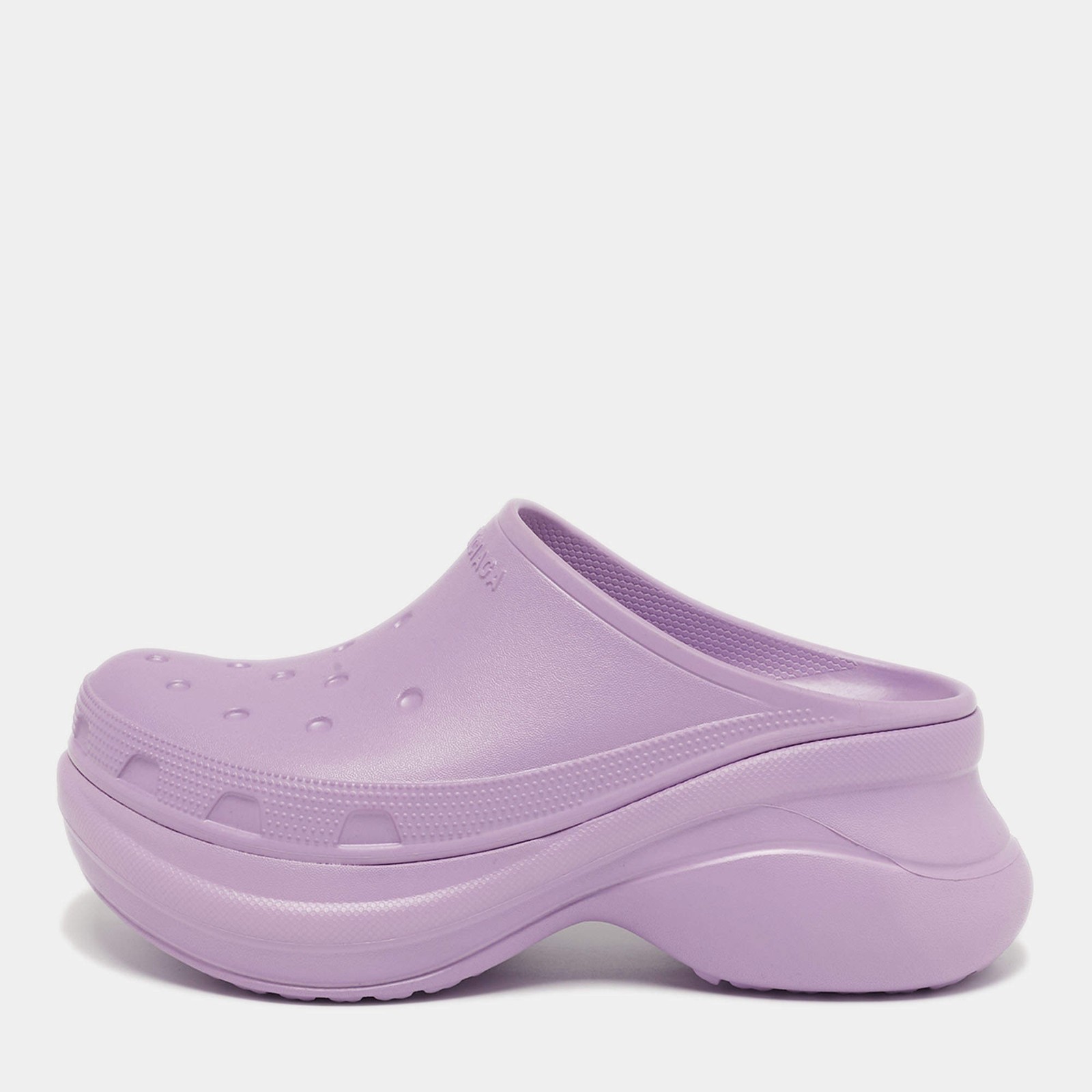 Balenciaga x Crocs Size 39 Purple Rubber Mules