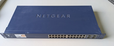 Netgear GS724TS ProSafe 24 Port Gigabit Stackable Smart Switch 4x SFP Ports