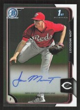 2015 BOWMAN CHROME JON MOSCOT BCAP-JMO MINT 1ST RC AUTOGRAPH CINCINNATI REDS