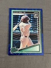 2025 Donruss Baseball - Leo De Vries Rated Prospect Optic Blue Velocity #148