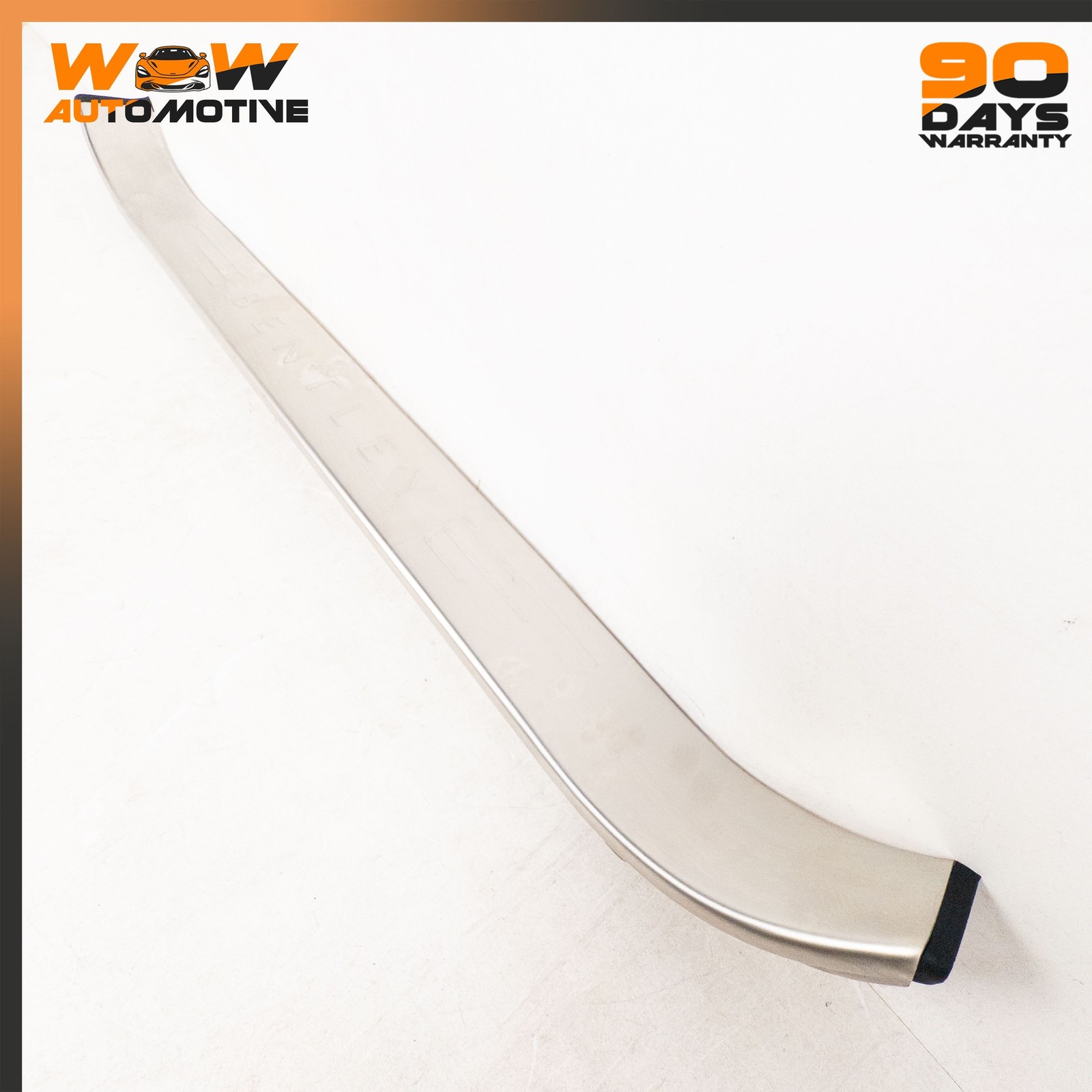 07-11 BENTLEY CONTINENTAL GTC LOWER RIGHT OUTER DOOR SILL TRIM STRIP OEM