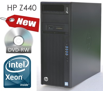HP Z440 WORKSTATION XEON 6-CORE E5-1650 32GB ECC SSD 480GB NVIDIA QUADRO 4GB NEU