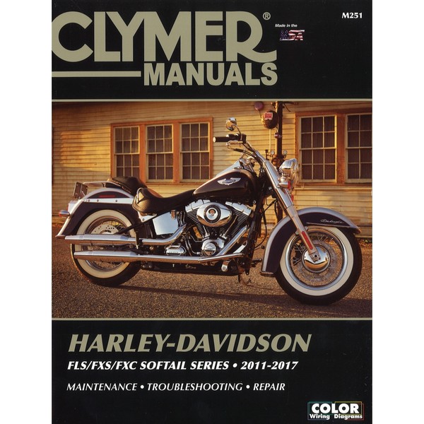 Harley-Davidson FLS FXS FXC Softail Series (2011-2017) Repair Manual Clymer-image