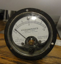 Vintage Honeywell Model HS2Z DC KILOAMPERES Meter