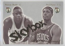2003-04 Skybox Autographics Rookies Affirmed Marcus Banks Paul Pierce HOF 17x5