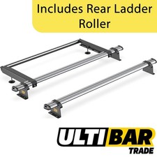 Ford Transit Connect Roof Rack 2014-2024 2x Roof Bars + Roller Van Guard Ultibar