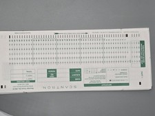 Scantron 882-E Answer Sheet Set Of 10 *Free Shipping*