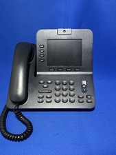 Cisco CP-8945 Black Corded Office VoIP Phone 4 Lines Speakerphone PoE Ethernet
