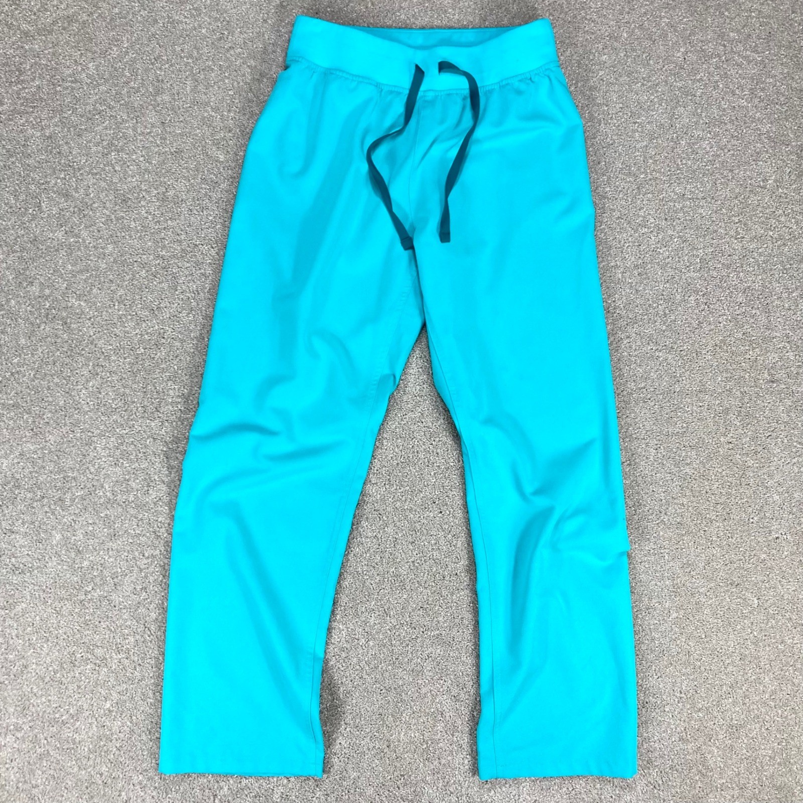 FIGS Livingston scrub pants Women S Teal Blue High Waisted Technical Collection