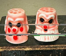 VTG Mr & Mrs Claus Thimble Set