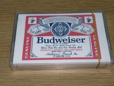 Vintage kaseta Budweiser Ln46 Type1 Audio pusta taśma kasetowa nowa zapieczętowana *rzadka