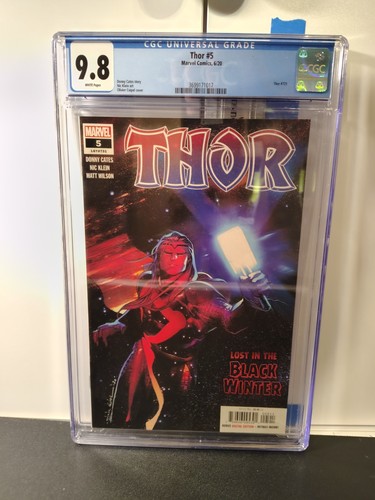 (2020) Thor #5 CGC 9.8 1st Print / First Black Winter Marvel Comics Donny Cates