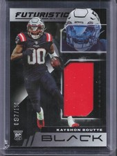 2023 Panini Black #FUT-16 Kayshon Boutte Futuristic Jersey #/150 RC