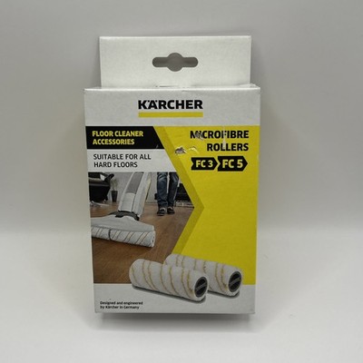 Kärcher FC Floor Cleaner Microfiber Multi-Surface Replacement Roller - 2-Pack