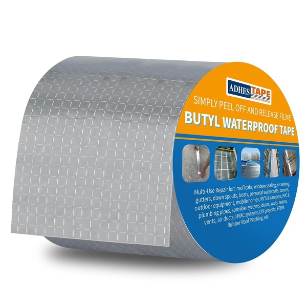 Butylband DichtungsbäNder Silber Aluminiumfolie Klebeband 10Cm X 5M-image