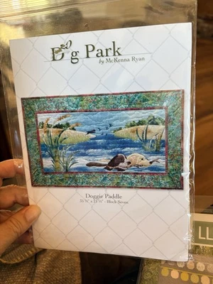 McKenna Ryan Doggie paddle Dog Park 2013 Pattern Block 7 New - Image 1 of 2